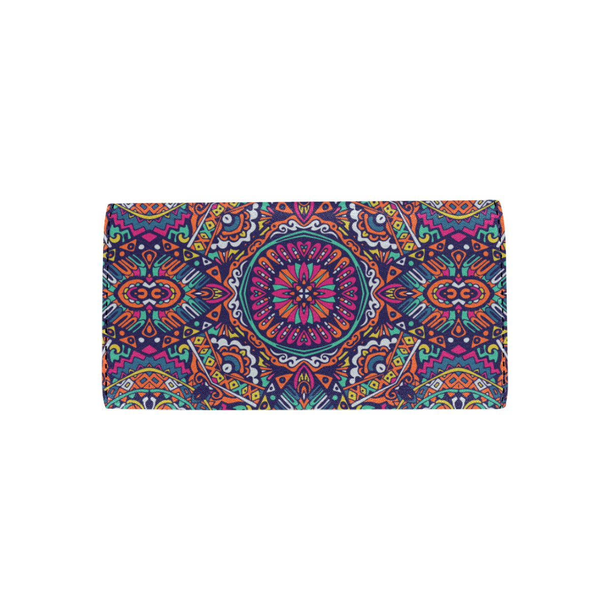 Boho Pattern Print Design 06 Women's Trifold Wallet