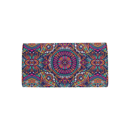 Boho Pattern Print Design 06 Women's Trifold Wallet