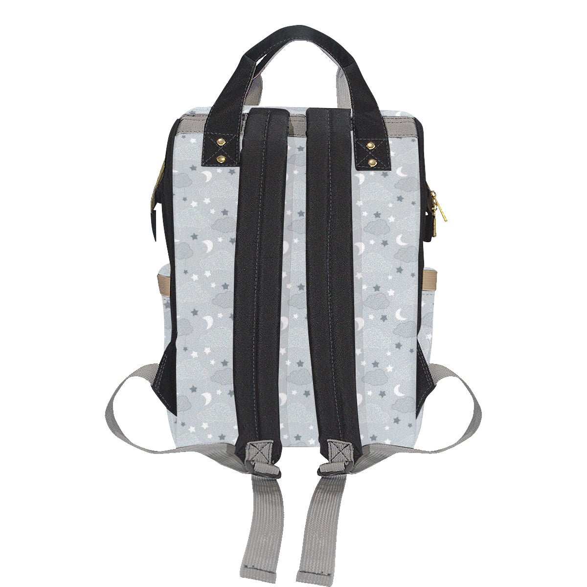 Cloud  Pattern Print Design 04 Diaper Bag Backpack