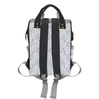 Cloud  Pattern Print Design 04 Diaper Bag Backpack