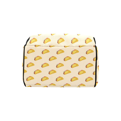 Taco Print Design LKS302 Diaper Bag Backpack