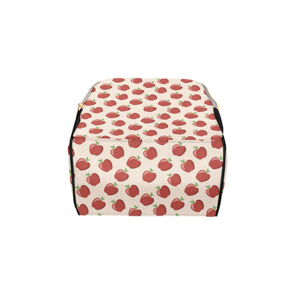 Apple Pattern Print Design AP01 Diaper Bag Backpack