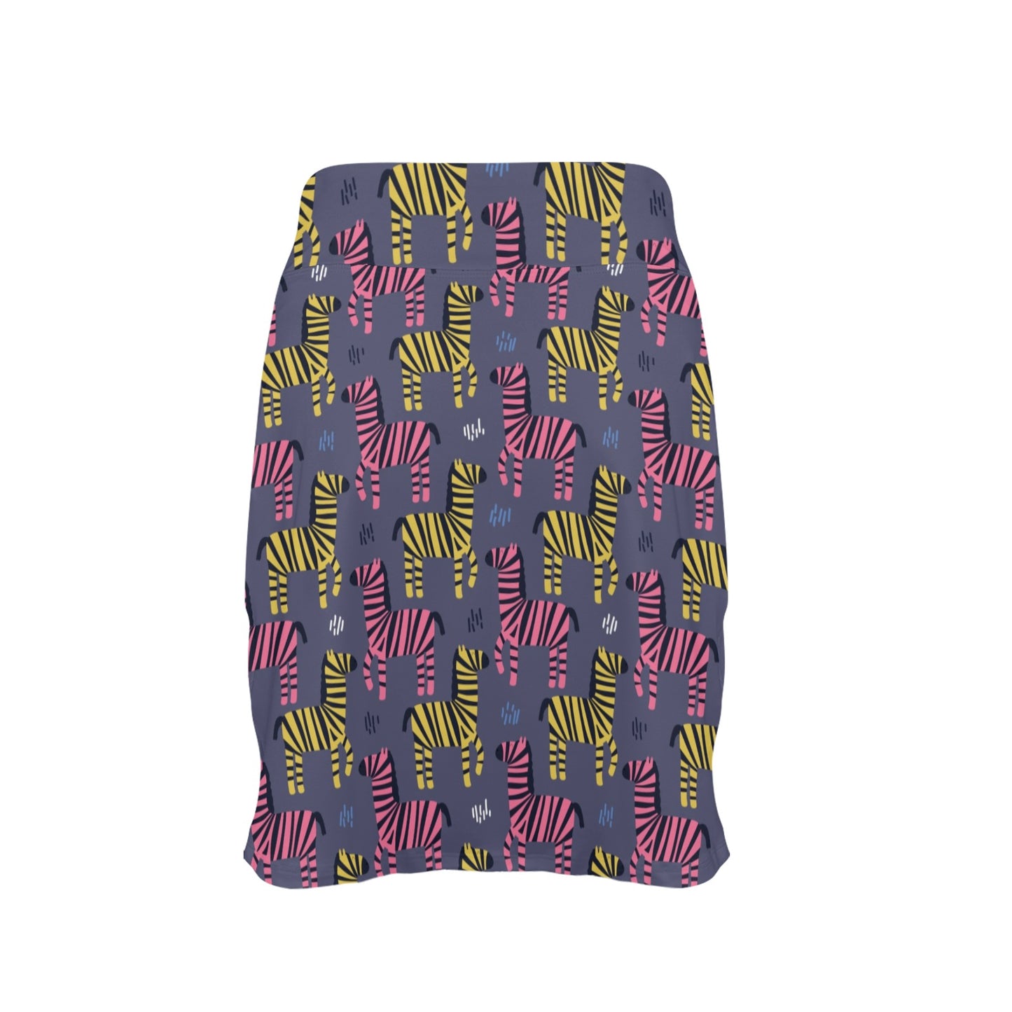 Zebra Print Design LKS303 17" Golf & Pickleball Skort with Pockets
