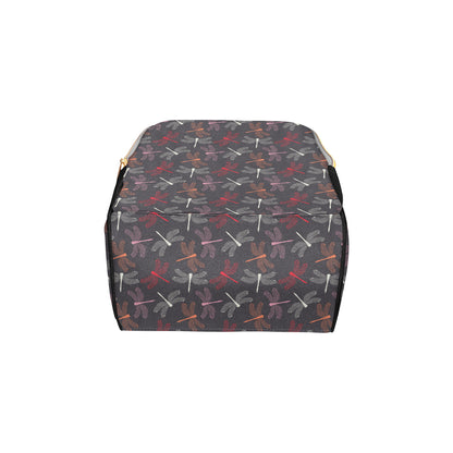 Dragonfly Pattern Print Design 01 Diaper Bag Backpack