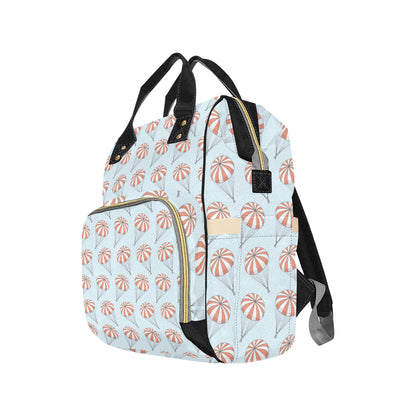 Skydiving Pattern Print Design 01 Diaper Bag Backpack