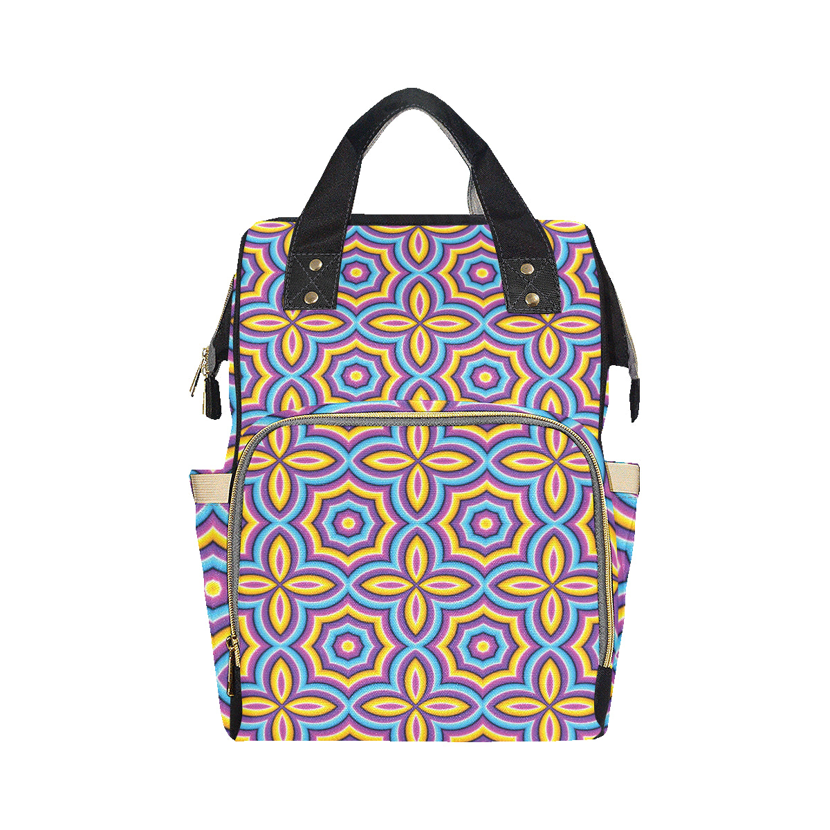 Optical illusion Pattern Print Design A03 Diaper Bag Backpack