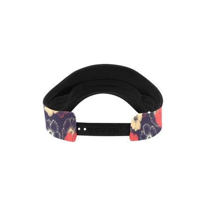 Tropical Flower Print Design LKS302 Unisex Sun Visor