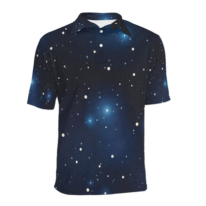Night sky Pattern Print Design A02 Men Polo Shirt