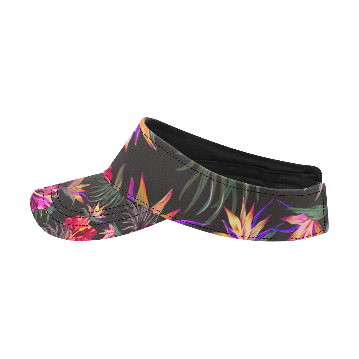 Hibiscus Pattern Print Design HB014 Unisex Sun Visor