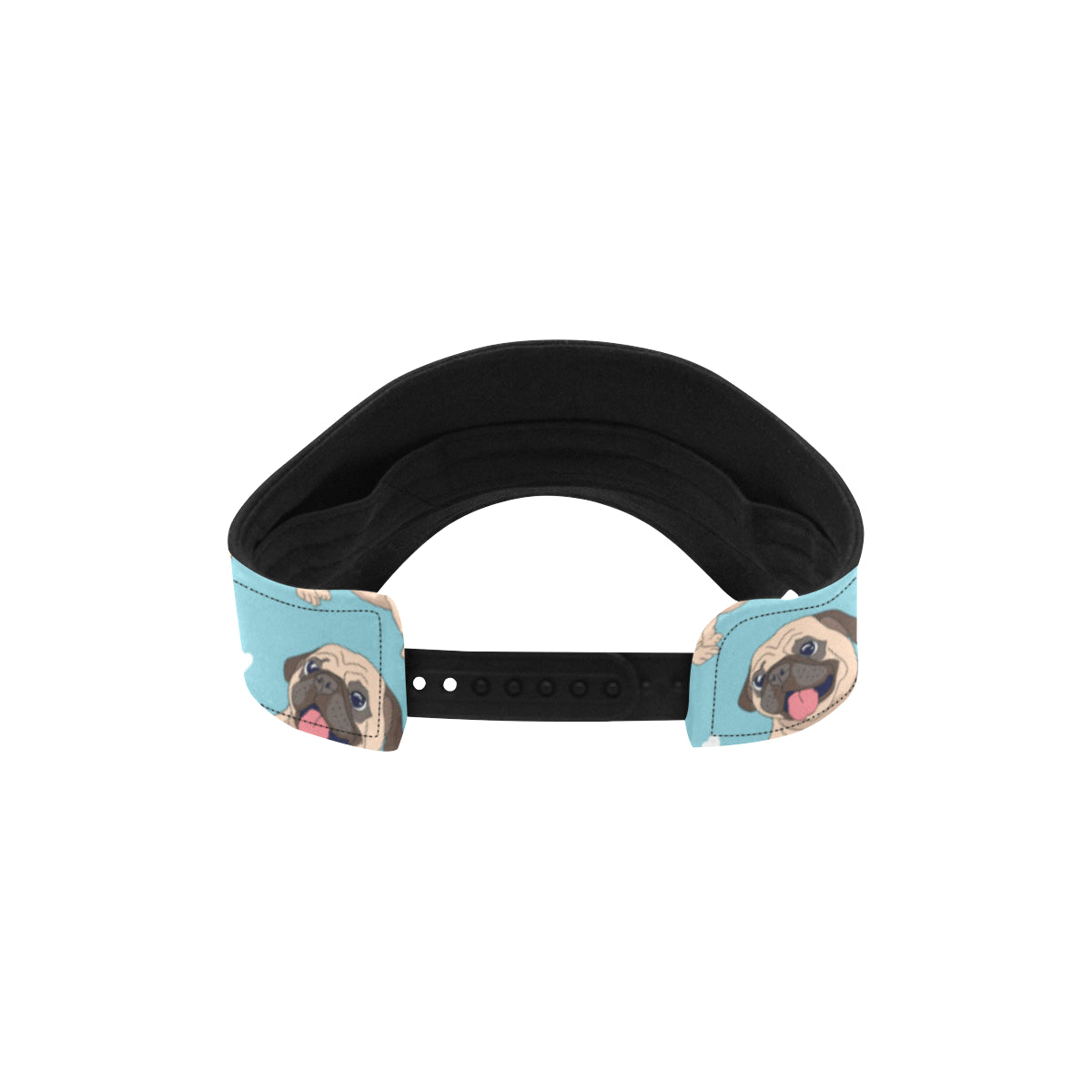 Pug Pattern Print Design A03 Unisex Sun Visor