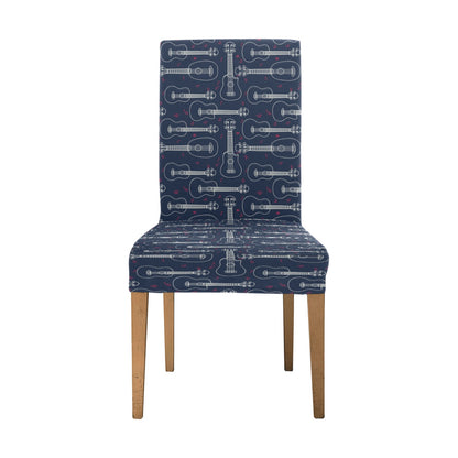 Ukulele Print Design LKS401 Dining Chair Slipcover