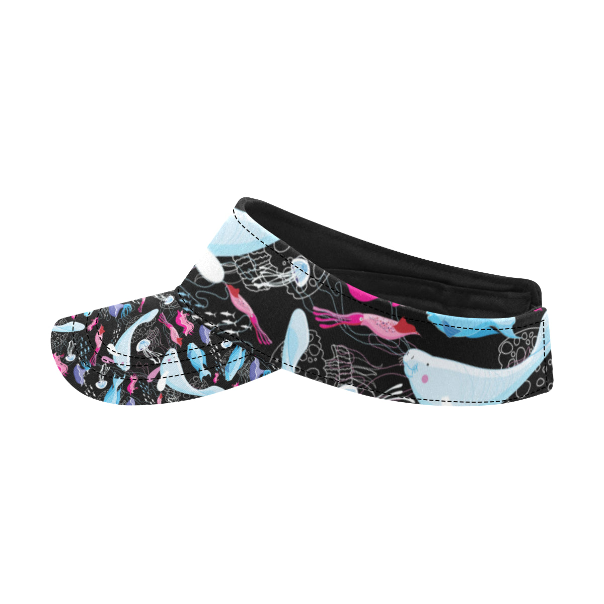 Manatee Pattern Print Design 02 Unisex Sun Visor