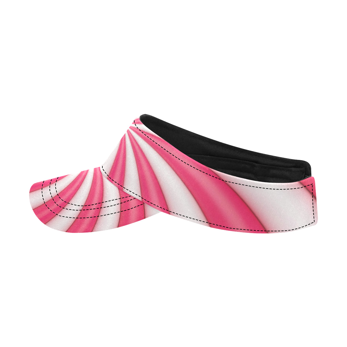Vortex Twist Swirl Candy Print Unisex Sun Visor