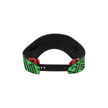 Rastafarian Pattern Print Design A02 Unisex Sun Visor