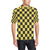 Checkered Yellow Pattern Print Design 03 Men Polo Shirt