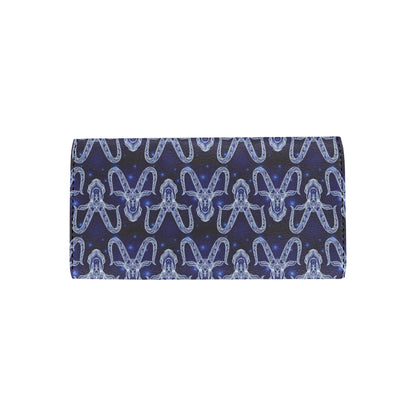 Capricorn Zodiac Pattern Print Design 03 Women's Trifold Wallet