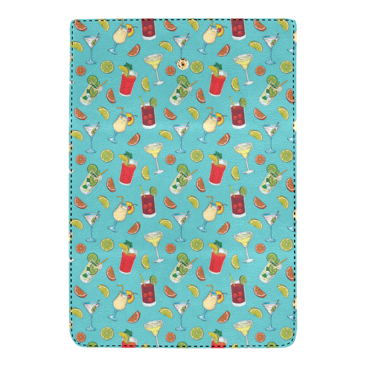 Cocktail Pattern Print Design 05 Women's Trifold Wallet