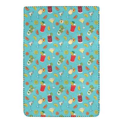Cocktail Pattern Print Design 05 Women's Trifold Wallet
