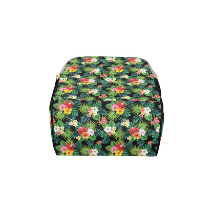 Hibiscus Hawaiian flower tropical Diaper Bag Backpack