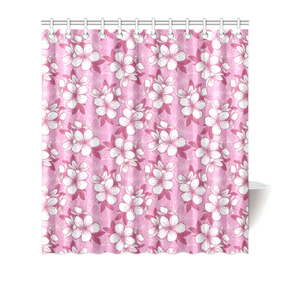 Cherry Blossom Pattern Print Design CB02 Shower Curtain