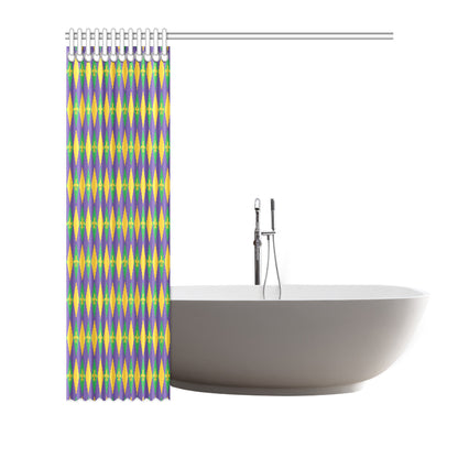Mardi Gras Pattern Print Design 05 Shower Curtain