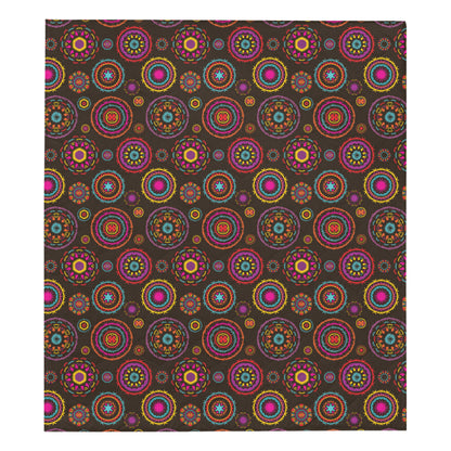 Bohemian Pattern Print Design 01 Premium Quilt
