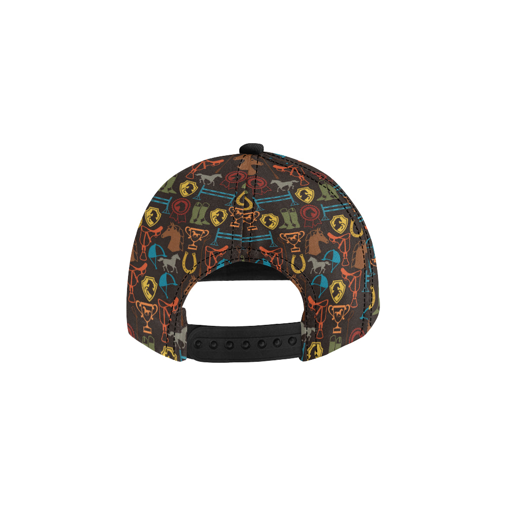 Equestrian Equipment Horse Colorful Snapback Cap