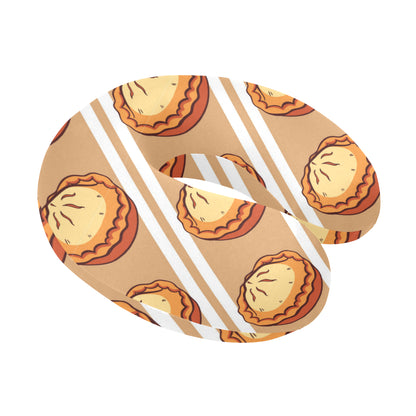 Pie Pattern Print Design A02 U-Shaped Travel Neck Pillow