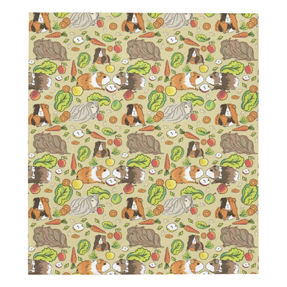 Guinea Pig Pattern Print Design 02 Premium Quilt