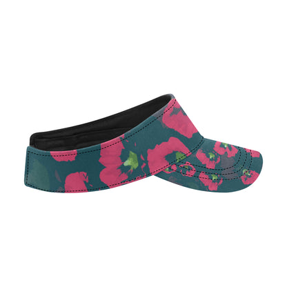 Morning Glory Pattern Print Design 01 Unisex Sun Visor