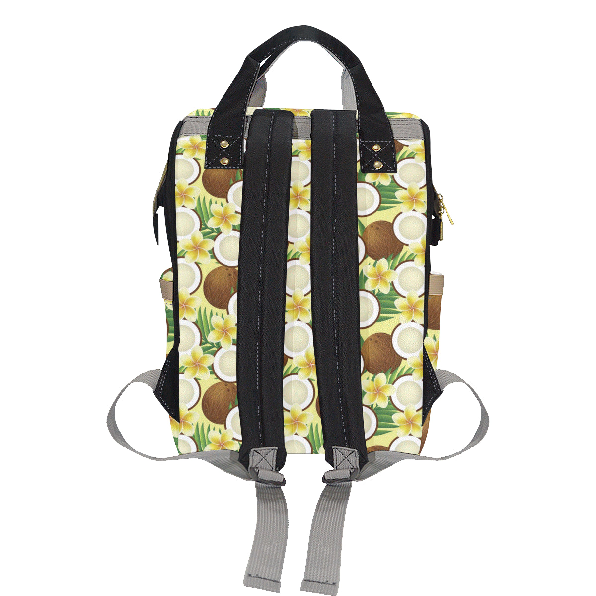 Coconut Pattern Print Design CN02 Diaper Bag Backpack