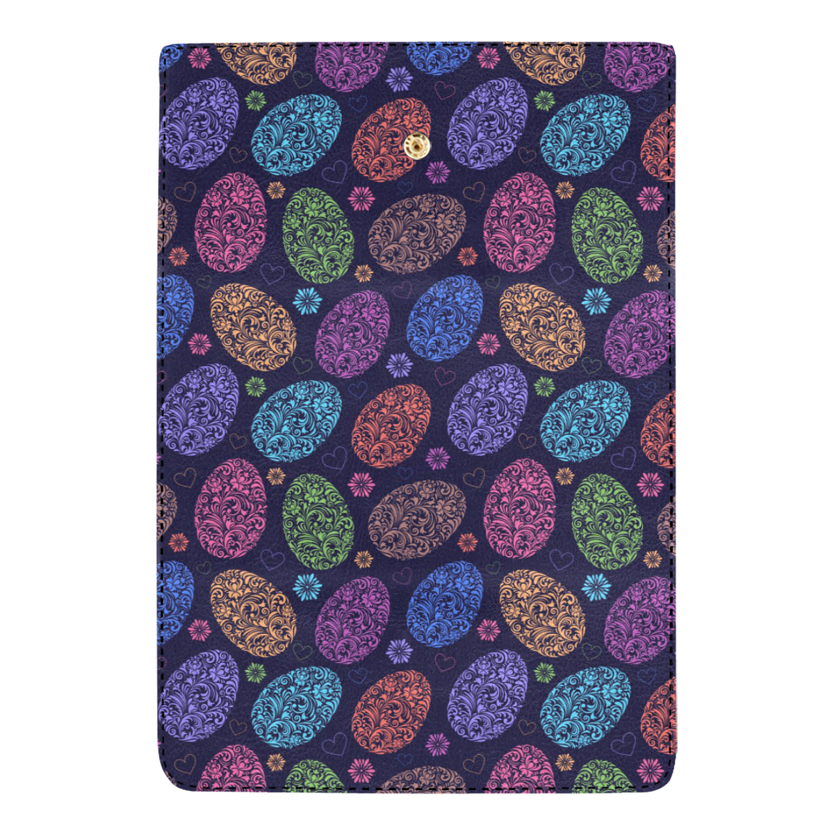 Easter Eggs Pattern Print Design RB012 Women's Trifold Wallet