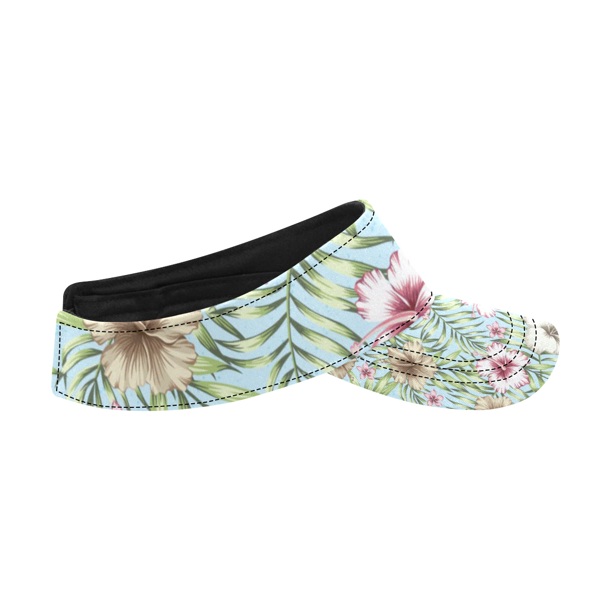 Tropical Flower Pattern Print Design TF05 Unisex Sun Visor