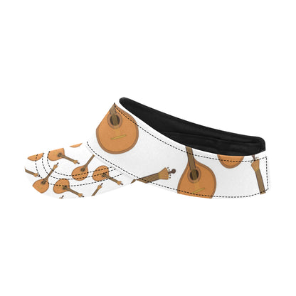 Mandolin Pattern Print Design 01 Unisex Sun Visor