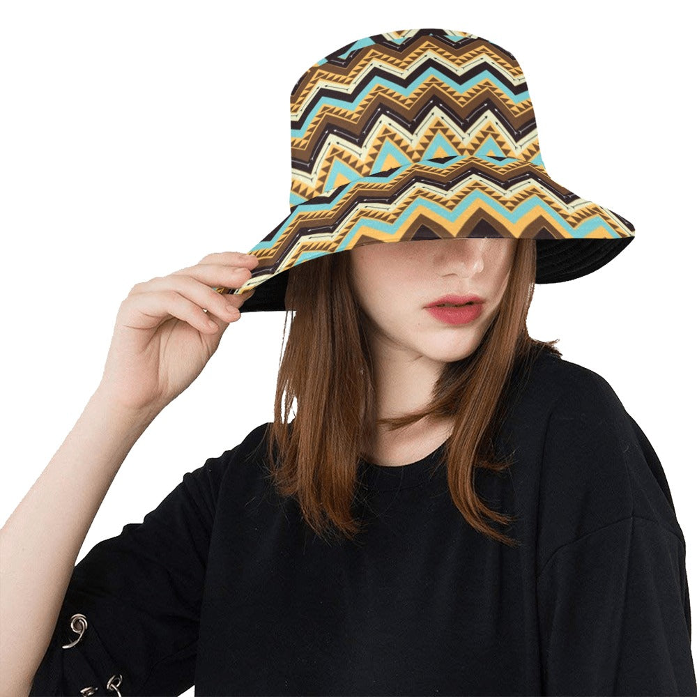Southwest Pattern Print Design LKS301 Unisex Bucket Hat