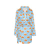 Salmon Sushi Print Design LKS307 Women's Fleece Robe