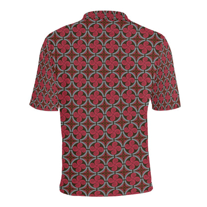 Vikings Print Design LKS301 Men Polo Shirt