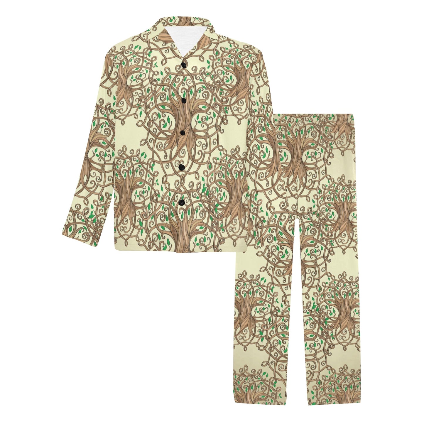 Celtic Tree of life Men's Long Pajama Set