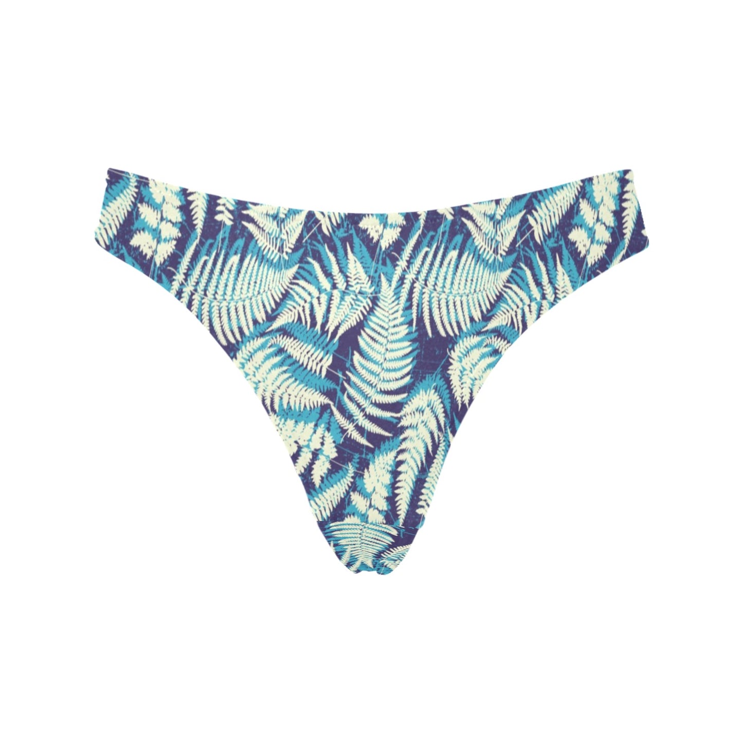 Fern Leave Summer Print Pattern Women's Thongs