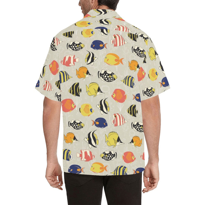 Angelfish Print Design LKS401 Men's Men's Hawaiian Shirt