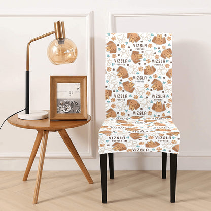 Vizslas Print Design LKS301 Dining Chair Slipcover