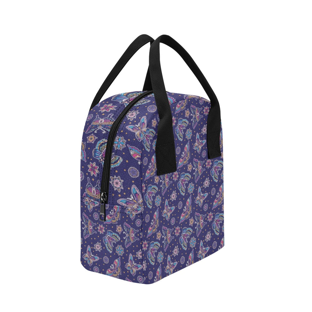 Butterfly Print Design LKS303 Insulated Lunch Bag