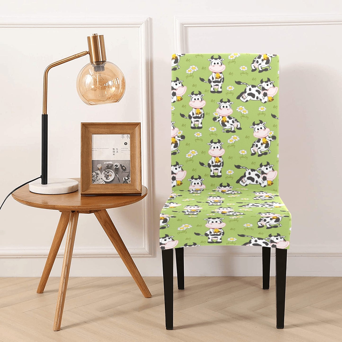 Cattle Print Design LKS401 Dining Chair Slipcover