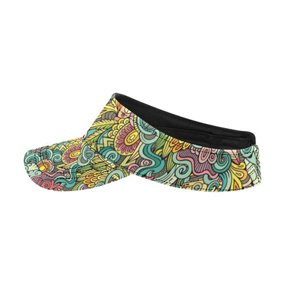 Hippie Print Design LKS302 Unisex Sun Visor