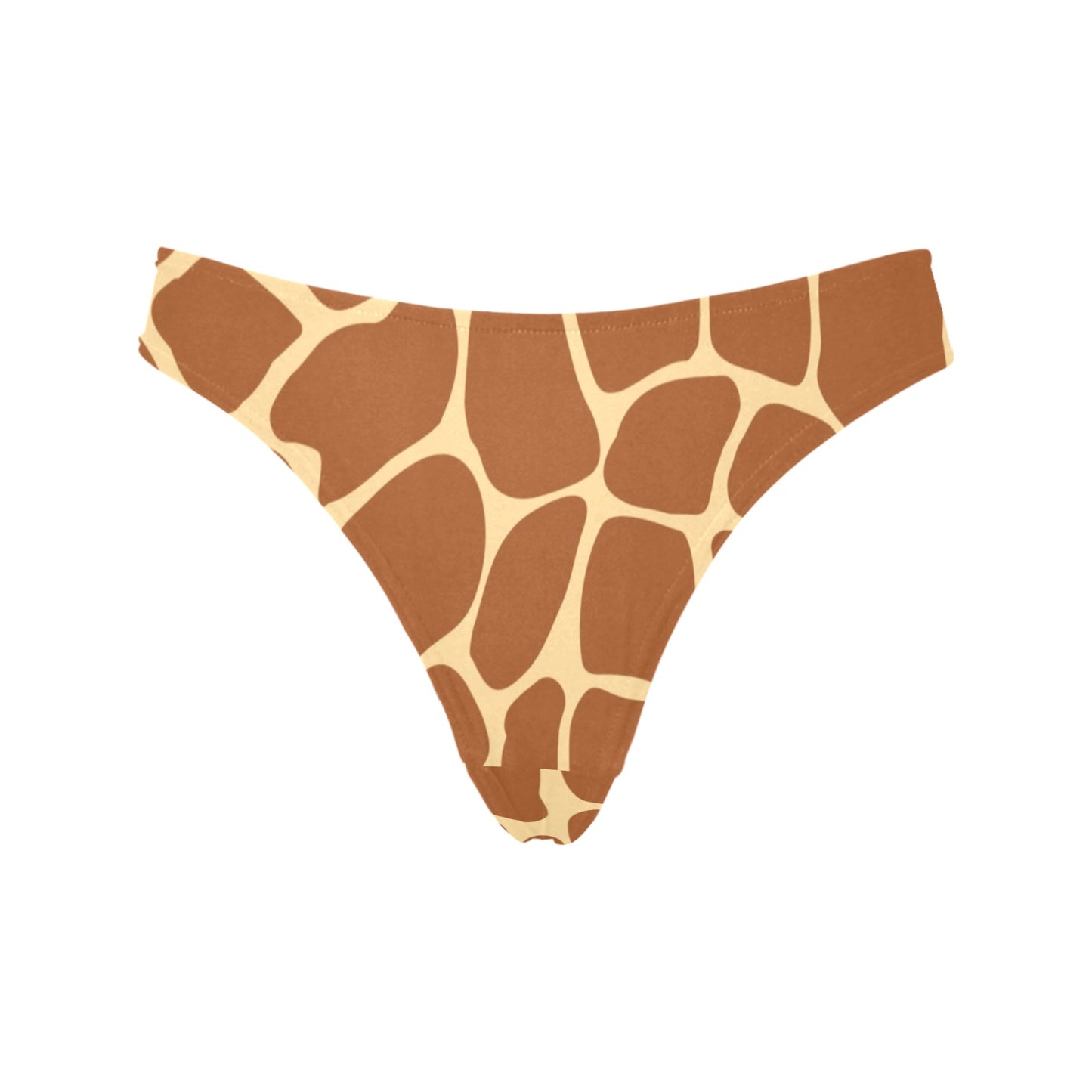 Giraffe Texture Print Women's Thongs
