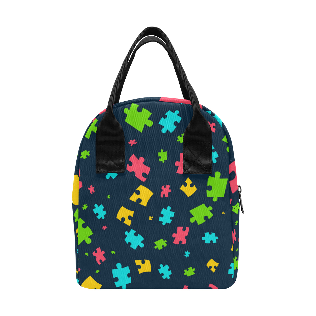 Autism Awareness Colorful Design Print Insulated Lunch Bag