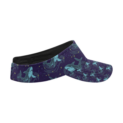Shark Themed Print Unisex Sun Visor