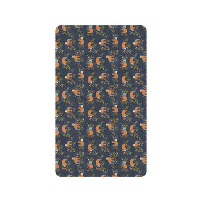 Sloth flower Design Themed Print Rubber Doormat