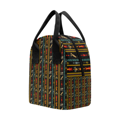 Eye of Horus Egypt Style Pattern Insulated Lunch Bag