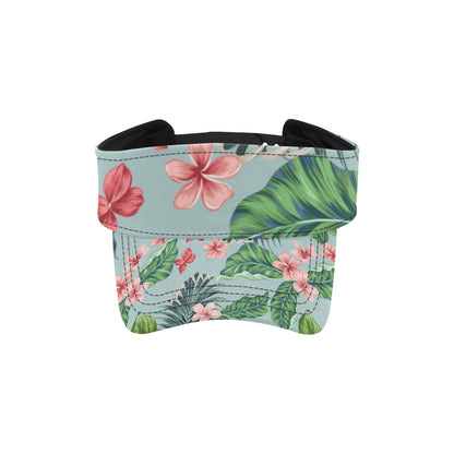 Plumeria Pattern Print Design PM027 Unisex Sun Visor